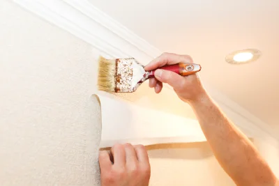 Pose de papier peint à Cornay — revêtements muraux et toiles de verre
